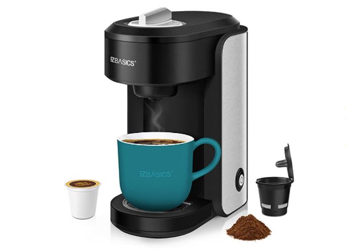 Amazon Kitchen Deals: ezbasics Single Serve Coffee Maker