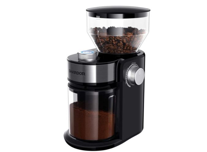 Amazon Kitchen Deals: Shardor Electric Burr Coffee Grinder 2.0