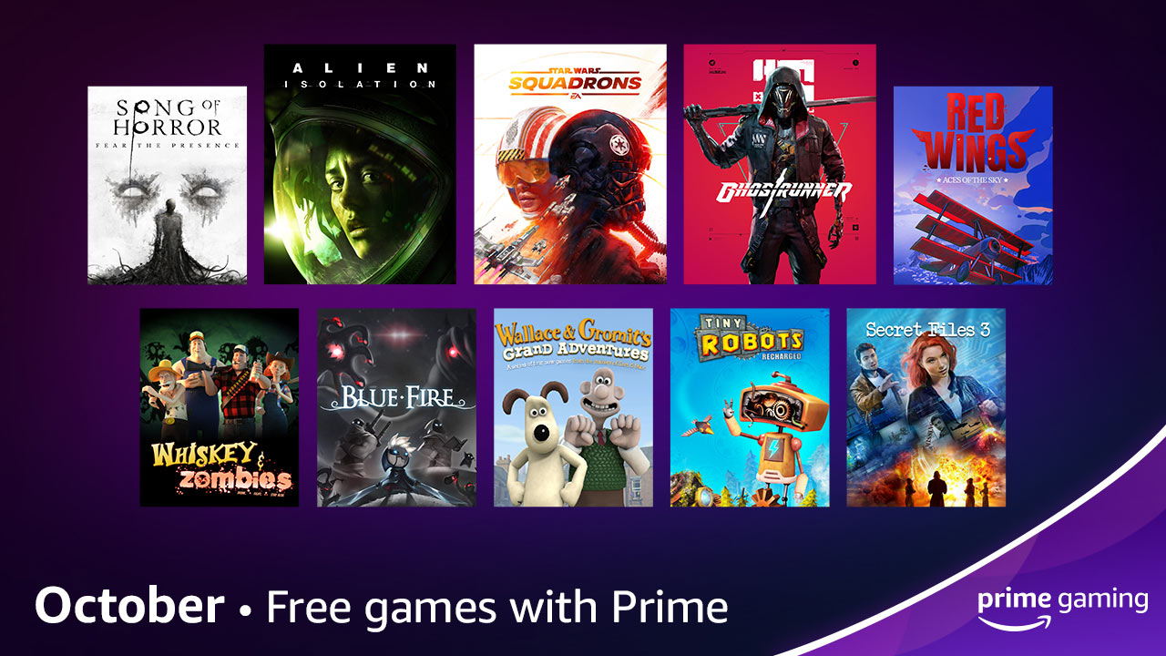 Amazon Prime Gaming October