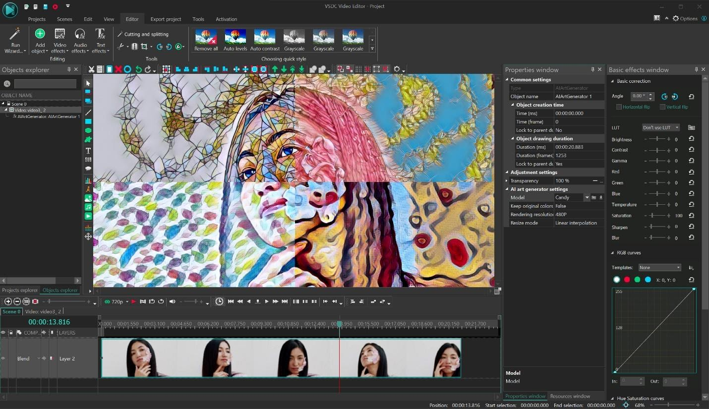 VSDC aims to provide the most affordable video editor for creators