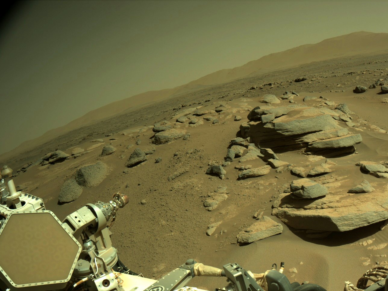Photo Taken by the Perseverance Rover