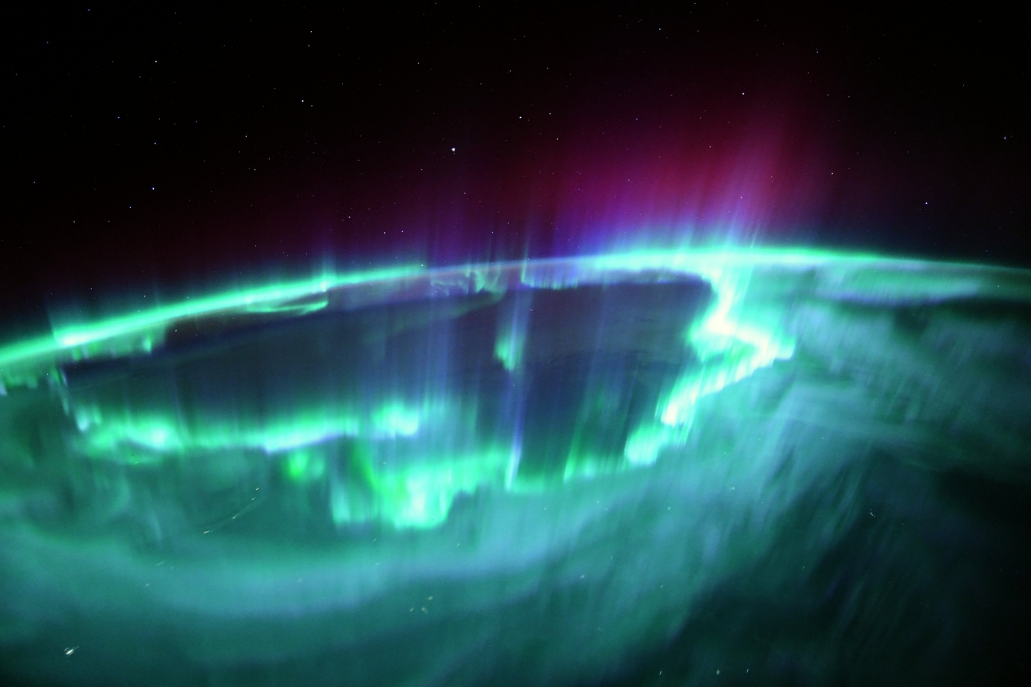 Thomas Pesquet's Photo of an Aurora