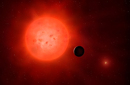  Exoplanet in front of sun 