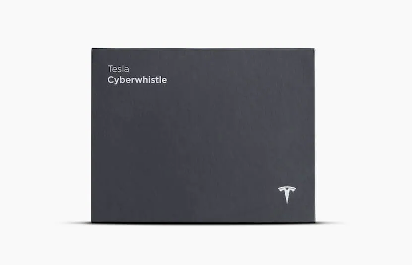 Tesla Cybertruck Cyber Whistle Cyberwhistle With Box NEW