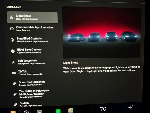 Tesla 'Holiday' Software Update Shows TikTok Integration with Theater, Waypoints, UI, and More: Release Notes