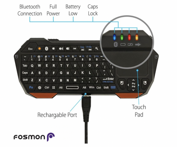 Fosmon迷你无线键盘