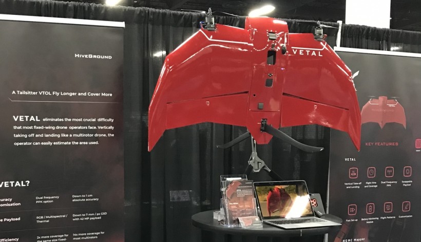 Vetal is a vertical take-off and landing drone made from sophisticated military technology 