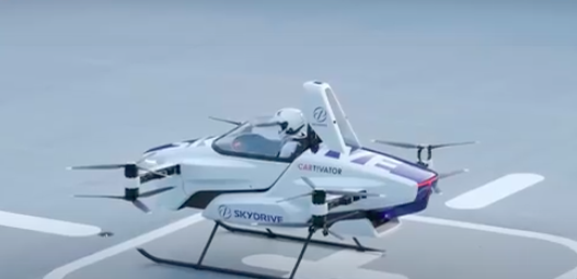 CES 2022: SkyDrive Air Taxi Flying Car Flaunts Emission-Free Technology 