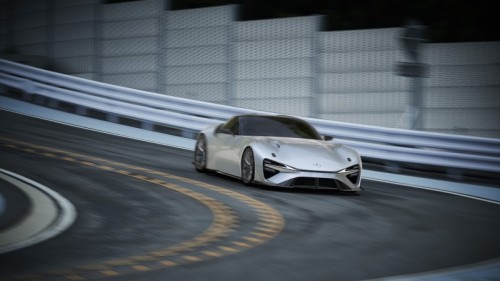 Toyota’s Lexus Electric Sports Car Images Releases | 430 Miles Range? 