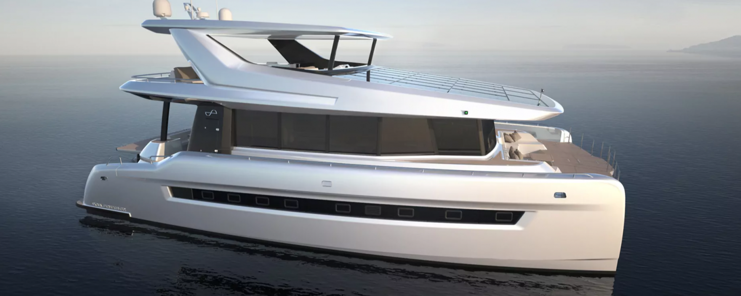 Soel debuts Senses 62 Solar electric catamaran 
