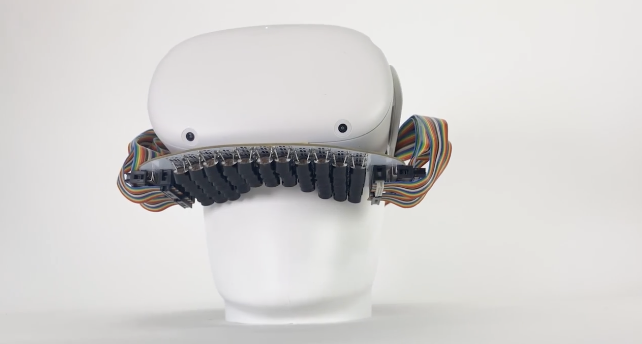 CMU's Mouth Haptics Attachment for VR