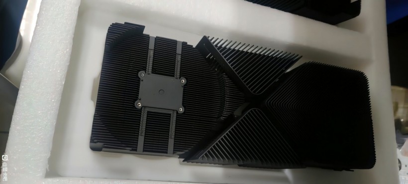 Internals of the RTX 4090 Ti, showcasing heat dissipation engineering via Nvidia. 