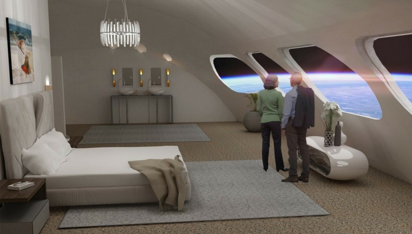 A luxury cabin inside the Voyager Station set to premier in 2027