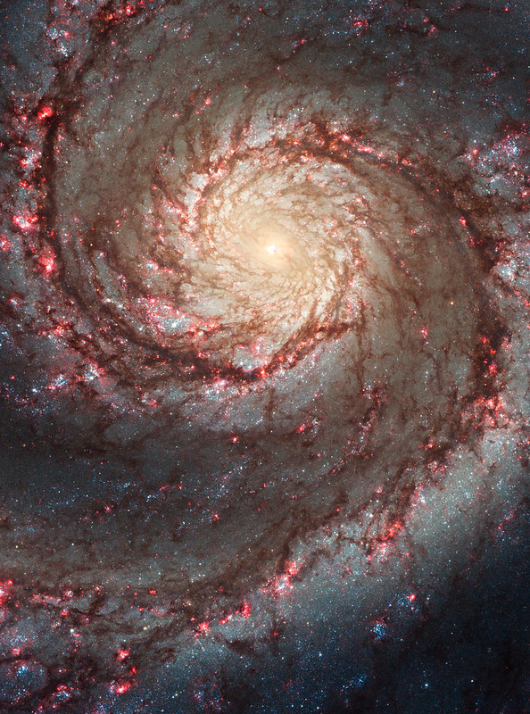 NASA's Hubble Telescope Peers Into Majestic Whirlpool Galaxy Flexing Its Starry Arms - Tech Times