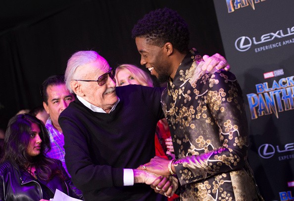 Stan Lee and Black Panther's Chadwick Boseman, both legends with unbridled talent. 