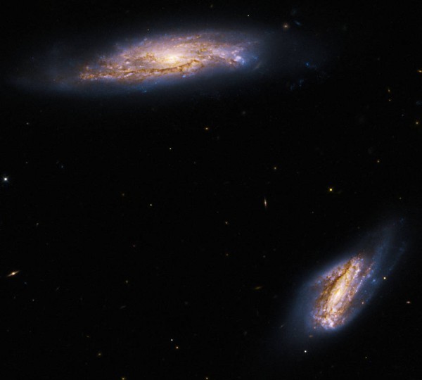 NASA's Hubble Space Telescope Captures A Gorgeous Pair of Star-Forming Galaxies