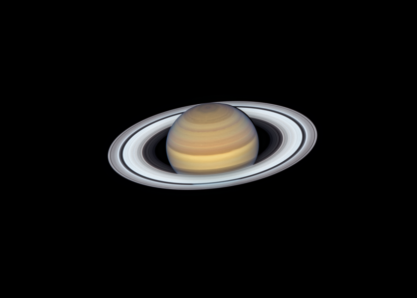Saturn's Rings Shine in Hubble Portrait