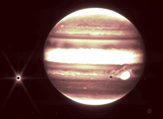 Jupiter via James Webb's NIRCam