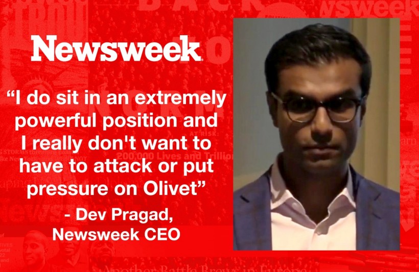Newsweek CEO Dev Pragad Colludes to Sever Accreditors from Olivet University as Leverage for Greedy Hostile Takeover Attempt