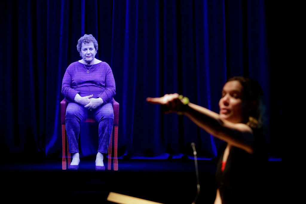 An 'AI-Powered Hologram' Creepily Revives Dead Woman to Deliver A Speech at Her Funeral