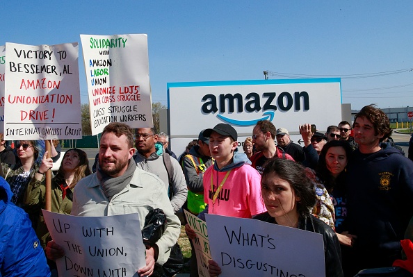 Trabajadores de EE. UU.-Amazon-Union