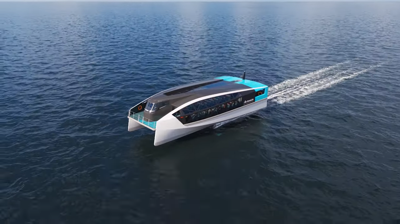 Electric Flying Ferry Artemis Technologies' EF24 Can Fly Across Water