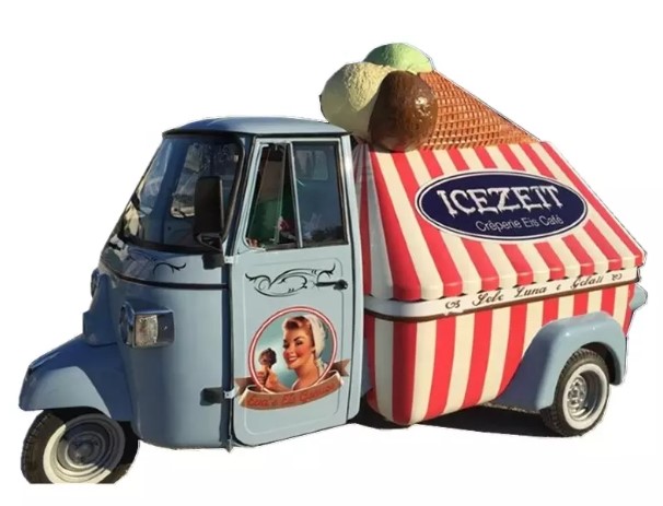 Weird Alibaba Products: This Mini Electric Ice Cream Trike Comes With a Pop-up Tent