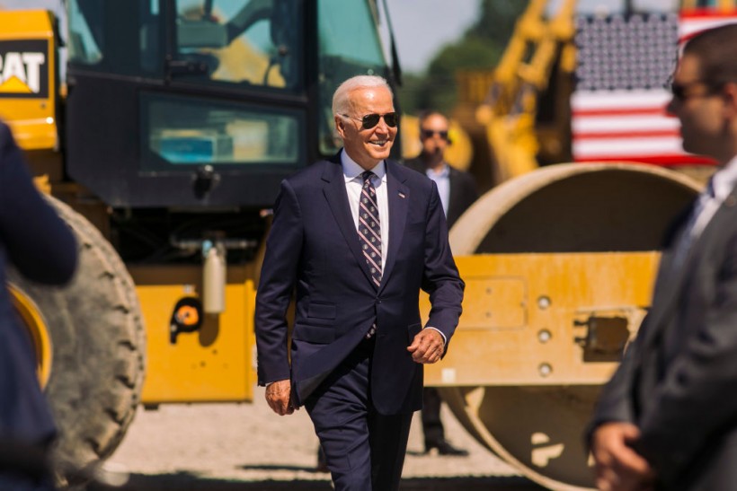 President Biden Visits Groundbreaking Of New Intel Semiconductor Manufacturing Facility In Ohio