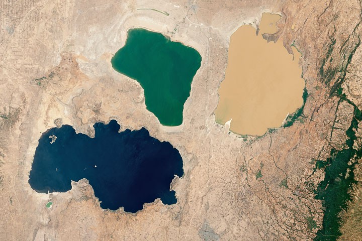 A Trio of Ethiopian Lakes