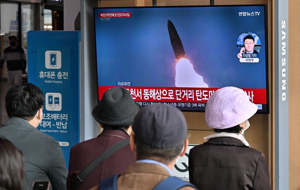 TOPSHOT-SKOREA-NKOREA-MISSILE