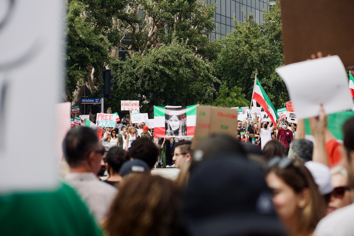 Iran protest - Santa Monica, CA - October 08, 2022