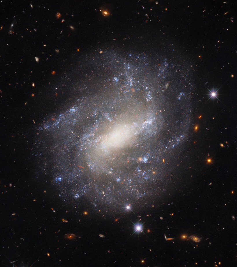 Hubble Spies a Lonely Spiral