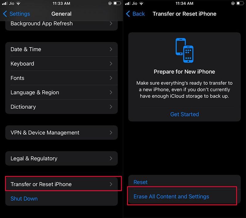 How to Reset iPhone with Password