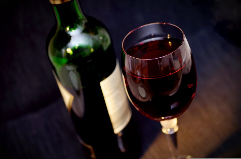 Wine Red Glass