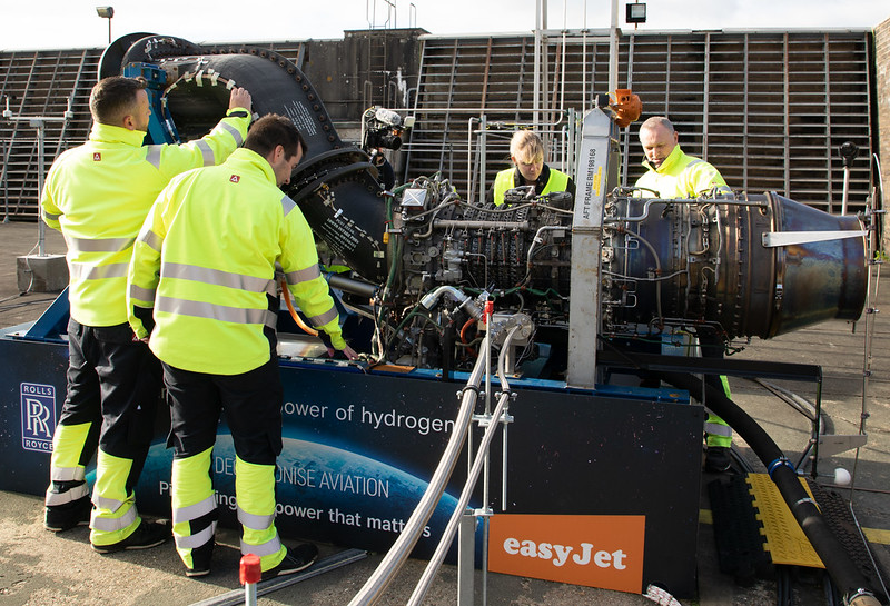 Rolls-Royce, easyJet's Hydrogen-powered Jet Engines
