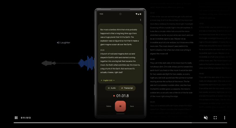 Google Pixel Recorder App Gets 'Speaker Labels' in Latest Update