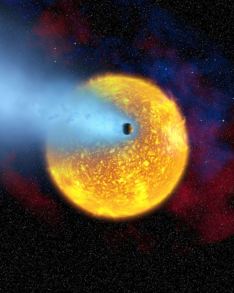 Hubble Observes An Evaporating Planet