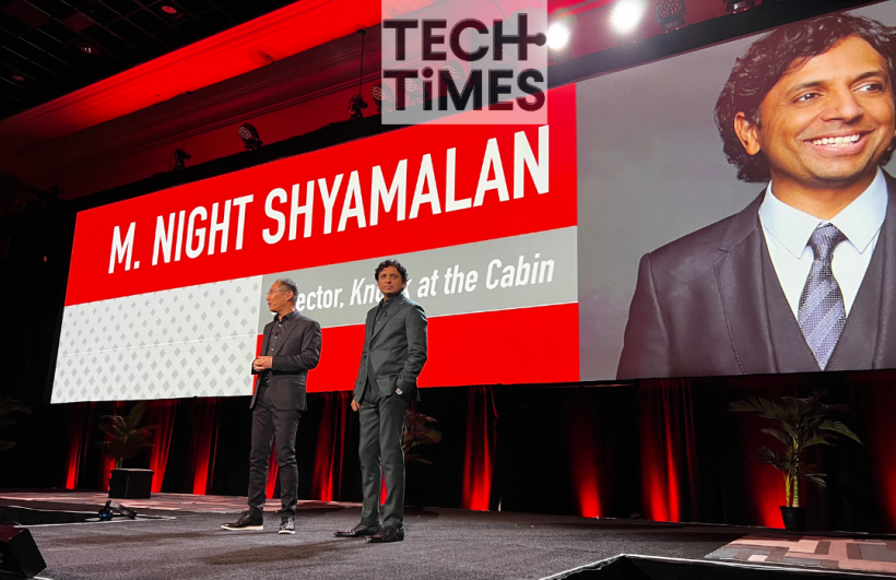 Canon President Kazuto Ogawa brought out horror director M Night Shyamalan who utilized Canon tech to make his latest film, Knock at the Cabin.