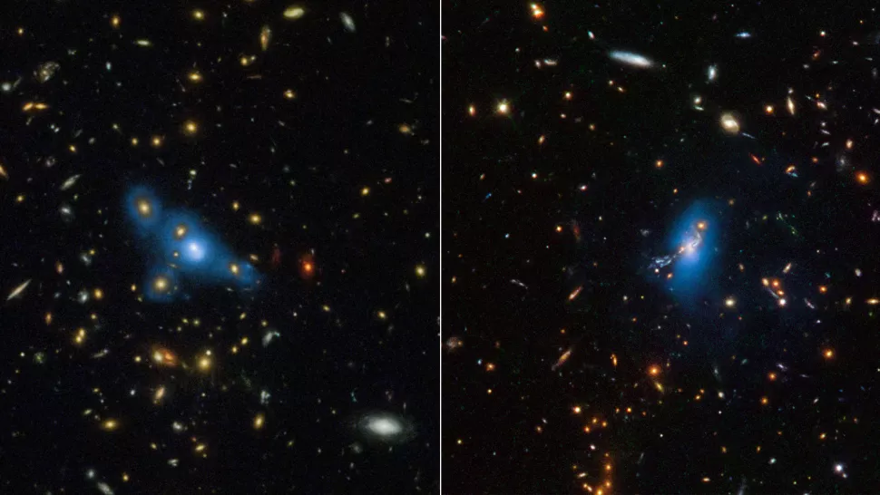 HUBBLE FINDS THAT GHOST LIGHT AMONG GALAXIES STRETCHES FAR BACK IN TIME