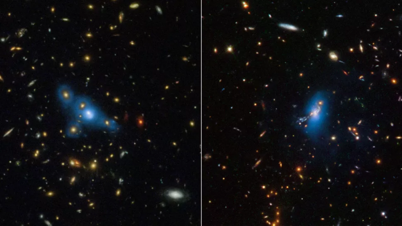 HUBBLE FINDS THAT GHOST LIGHT AMONG GALAXIES STRETCHES FAR BACK IN TIME
