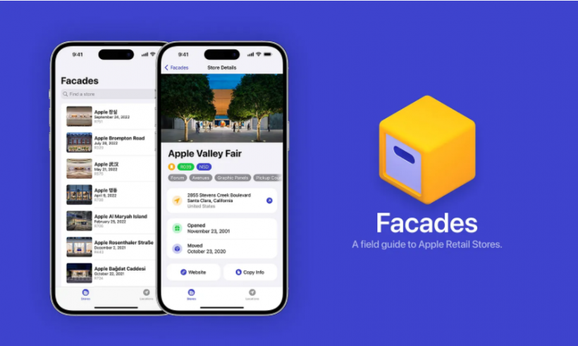 Facades App Releases New Update; Users Can Now Keep Track of All Their Visited Apple Stores 