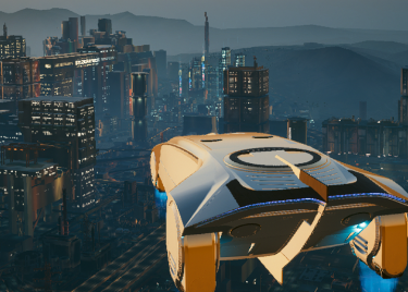 'Cyberpunk 2077' Delamain Taxi Service Mod: How to Cruise Around the City in the AI Flying Vehicle