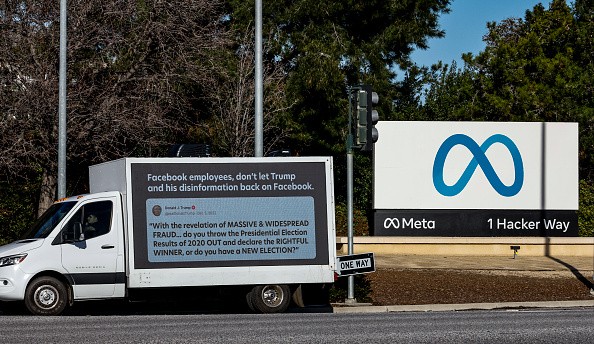 Accountable Tech Deploys “Keep Trump Off Facebook” Mobile Billboards Outside Meta Offices In Menlo Park, DC, and New York
