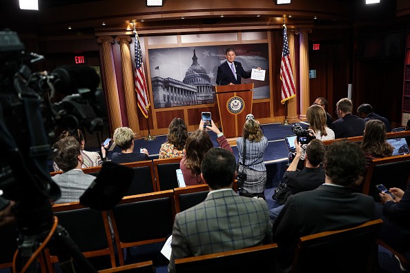 WV Senator Joe Manchin Holds Press Availability At The Capitol