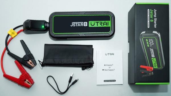 UTRAI Jstar Mini Portable Car Battery Jump Starter, Smart Clip