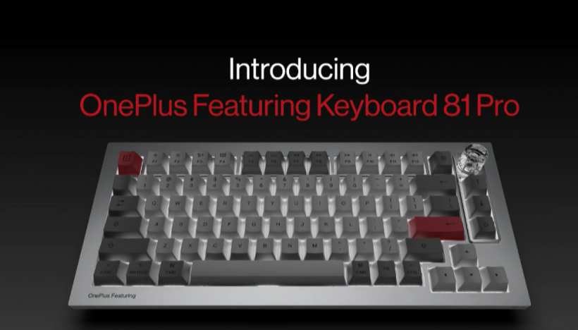 OnePlus unveils its first-ever mechanical keyboard that can go at par with Keychrone's Q1 Pro.
