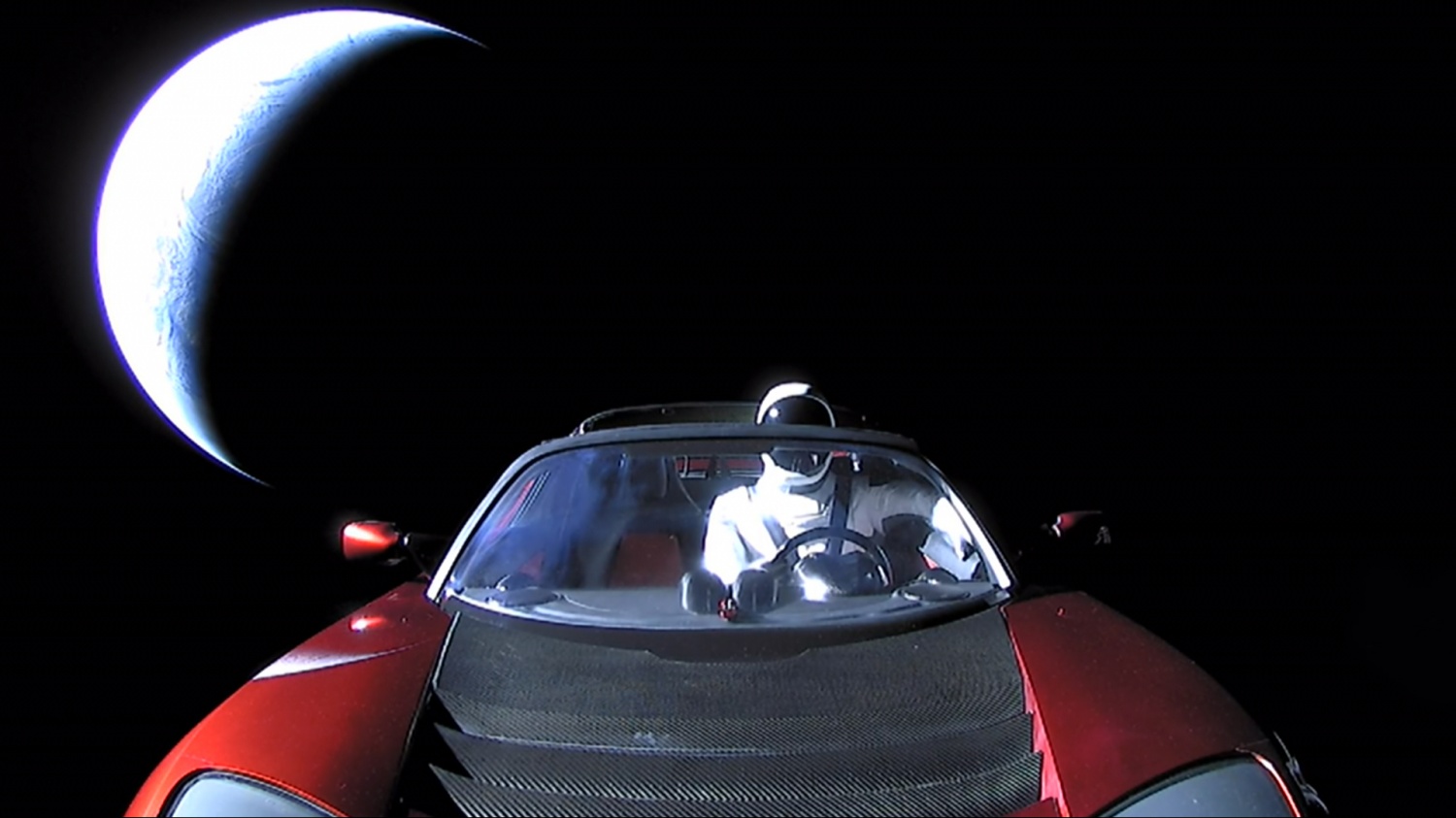 The Starman may have a lonely trip through outer space but one can't lie the view is spectacular 