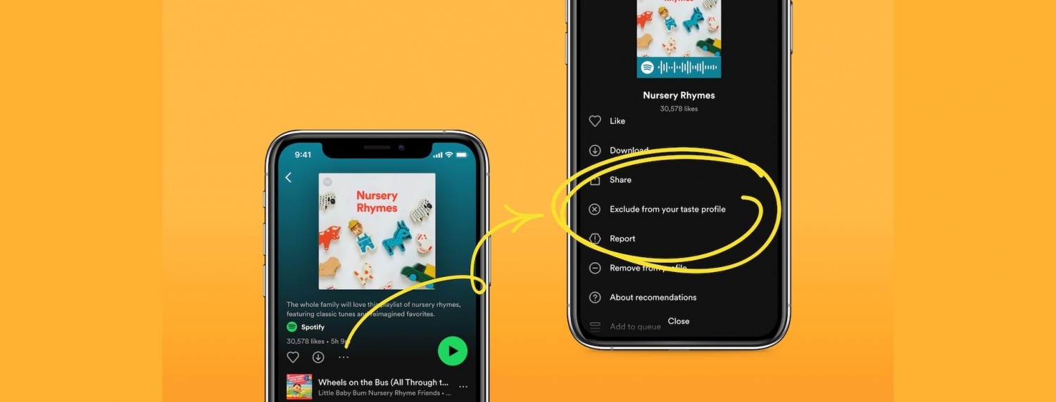 Spotify Exclude From Your Taste Profile Feature
