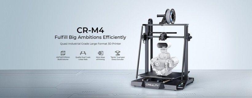 Creality Launches CR-M4, Accelerates Efficient Large-scale Production in 3D Printing