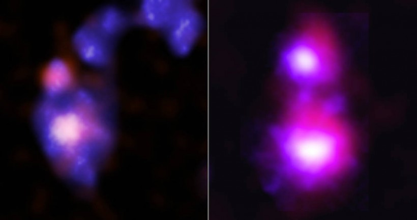 NASA's Chandra Discovers Giant Black Holes on Collision Course
